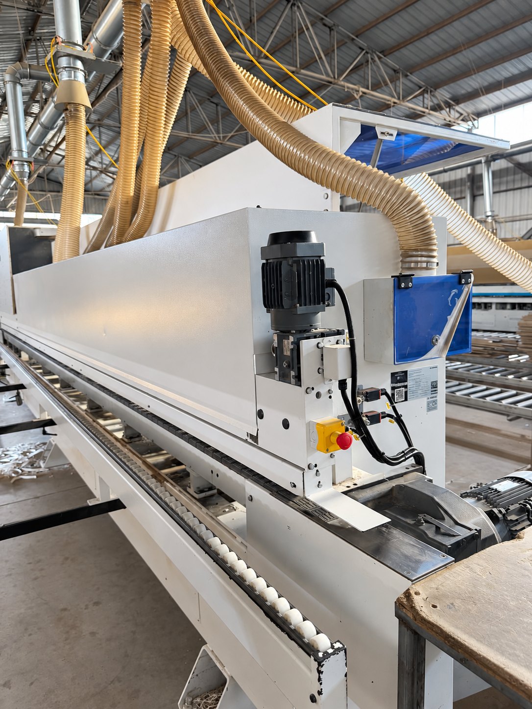 Industrial woodworking machinery used in furniture component processing
