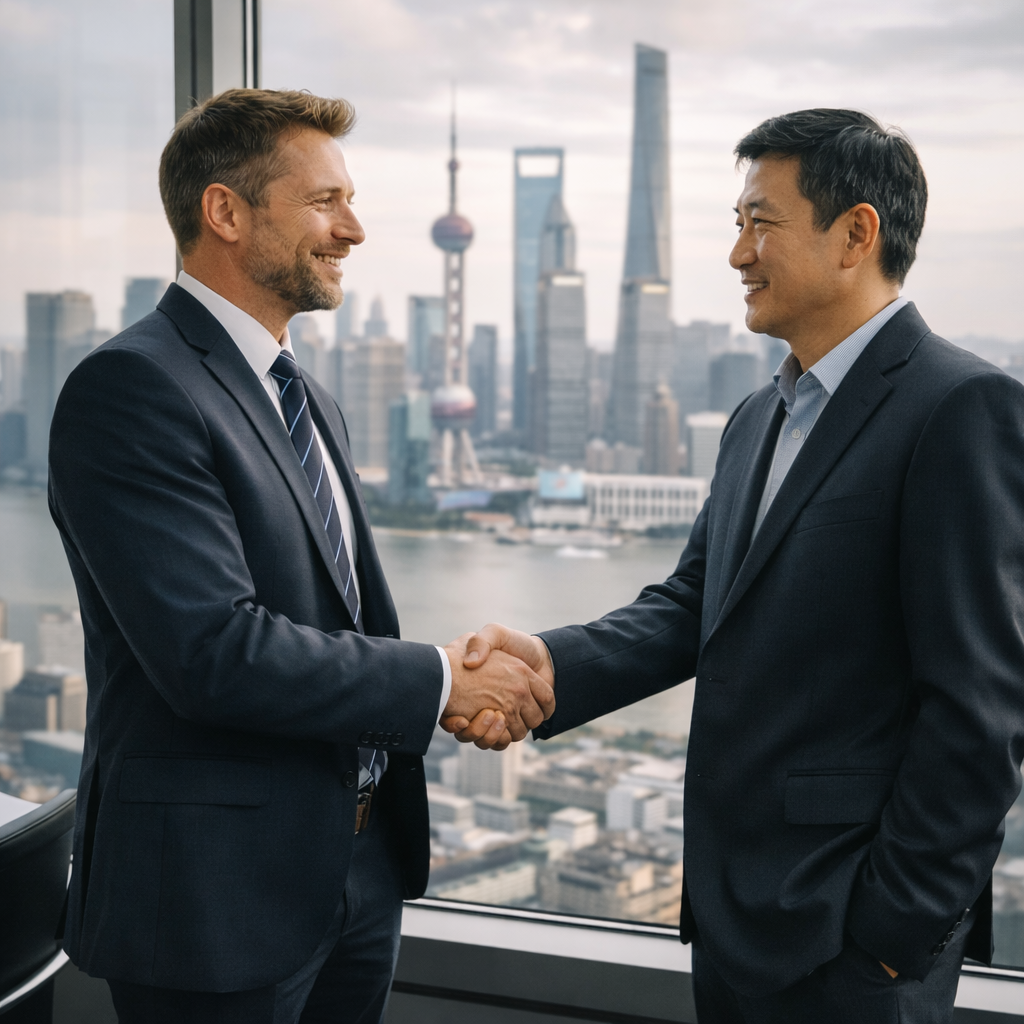 China side agent representing European business