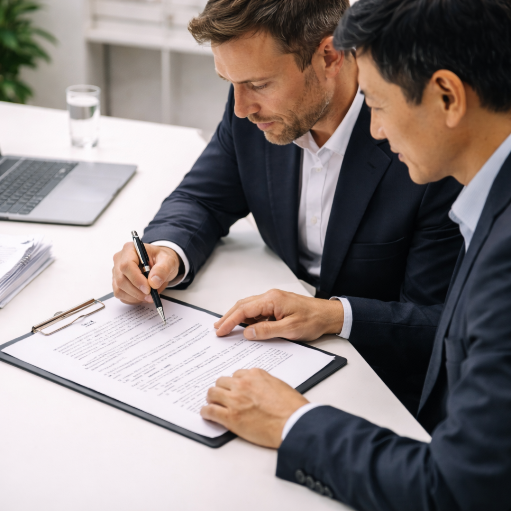 Contract and compliance support for China imports